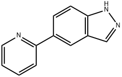 5-PYRIDIN-2-YL-1H-INDAZOLE Struktur