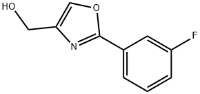 [2-(3-FLUORO-PHENYL)-OXAZOL-4-YL]-METHANOL Struktur