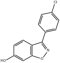 3-(4-CHLORO-PHENYL)-BENZO[D]ISOXAZOL-6-OL Struktur