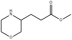 3-MORPHOLIN-3-YL-PROPIONIC ACID METHYL ESTER Struktur