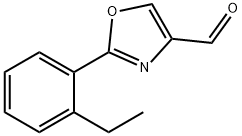 2-(2-ETHYL-PHENYL)-OXAZOLE-4-CARBALDEHYDE Struktur