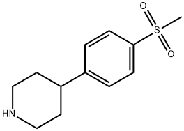 4-(4-METHANESULFONYL-PHENYL)-PIPERIDINE Struktur