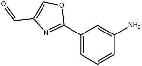 2-(3-AMINO-PHENYL)-OXAZOLE-4-CARBALDEHYDE Struktur