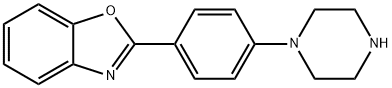 2-(4-PIPERAZIN-1-YL-PHENYL)-BENZOOXAZOLE Struktur