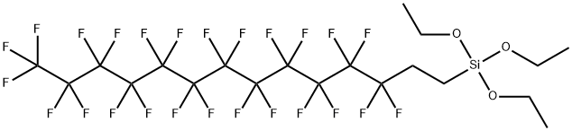 (1H,1H,2H,2H-Perfluorotetradecyl)tris(ethoxy)silane Struktur