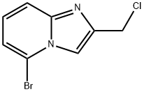 5-BROMO-2-CHLOROMETHYL-IMIDAZO[1,2-A]PYRIDINE Struktur