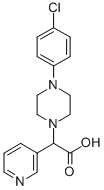 [4-(4-CHLORO-PHENYL)-PIPERAZIN-1-YL]-PYRIDIN-3-YL-ACETIC ACID Struktur