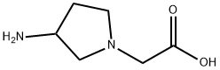 (3-AMINO-PYRROLIDIN-1-YL)-ACETIC ACID Struktur