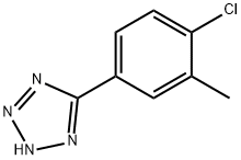 5-(4-CHLORO-3-METHYL-PHENYL)-2H-TETRAZOLE Struktur