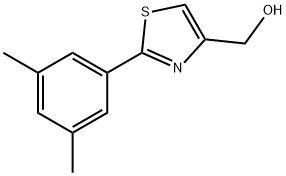 [2-(3,5-DIMETHYL-PHENYL)-THIAZOL-4-YL]-METHANOL Struktur