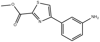 4-(3-AMINO-PHENYL)-THIAZOLE-2-CARBOXYLIC ACID METHYL ESTER Struktur