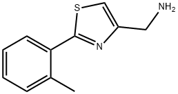 C-(2-O-TOLYL-THIAZOL-4-YL)-METHYLAMINE Struktur