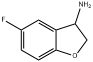 5-FLUORO-2,3-DIHYDRO-BENZOFURAN-3-YLAMINE HYDROCHLORIDE Struktur