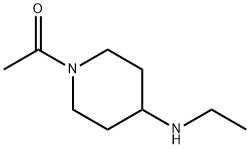 1-(4-(ethylamino)piperidin-1-yl)ethanone Struktur