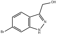 6-BROMO-3-HYDROXYMETHYL-1H-INDAZOLE Struktur