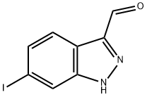 6-IODO-3-(1H)INDAZOLE CARBOXALDEHYDE Struktur