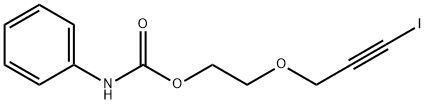 Ethanol, 2-[(3-iodo-2-propynyl)oxy]-, phenylcarbamate Struktur