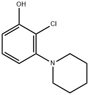 2-CHLORO-3-PIPERIDINOPHENOL Struktur