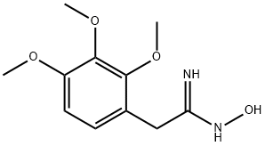 BENZENEETHANIMIDAMIDE, N-HYDROXY-2,3,4-TRIMETHYL- Struktur