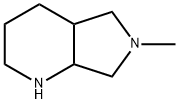 6-メチルオクタヒドロ-1H-ピロロ[3,4-B]ピリジン 化學構(gòu)造式