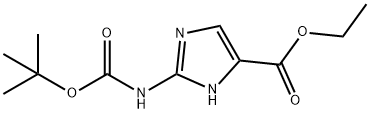 ethyl 2-(tert-butoxycarbonylaMino)-1H-iMidazole-5-carboxylate Struktur