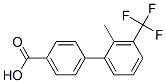 4-(2-Methyl-3-(trifluoromethyl)phenyl)benzoic acid Struktur