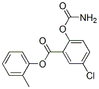 (2-methylphenyl) 2-carbamoyloxy-5-chloro-benzoate Struktur