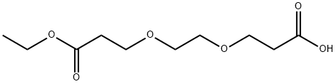 3-[2-(2-ETHOXYCARBONYL-ETHOXY)-ETHOXY]-PROPIONIC ACID
 Structure