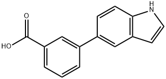 3-(5'-INDOLE)BENZOIC ACID
 Struktur