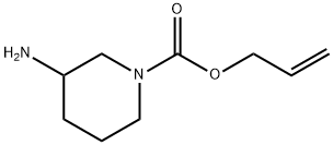 3-AMINO-1-N-ALLOC-PIPERIDINE
 Struktur