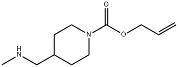 4-METHYLAMINOMETHYL-PIPERIDINE-1-CARBOXYLIC ACID ALLYL ESTER Struktur