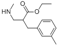 ETHYL 2-METHYLAMINOMETHYL-3-M-TOLYL-PROPIONATE
 Struktur