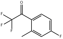 2'-METHYL-2,2,2,4'-TETRAFLUOROACETOPHENONE Struktur