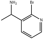 1-(2-BROMO-PYRIDIN-3-YL)-ETHYLAMINE Struktur