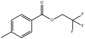 Benzoic acid, 4-Methyl-, 2,2,2-trifluoroethyl ester Struktur