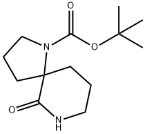 1,7-Diazaspiro[4.5]decane-1-carboxylic acid, 6-oxo-, 1,1-diMethylethyl ester Struktur