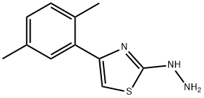 4-(2,5-DIMETHYLPHENYL)-2(3H)-THIAZOLONE HYDRAZONE Struktur