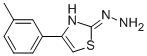 4-(3-METHYLPHENYL)-2(3H)-THIAZOLONE HYDRAZONE Struktur