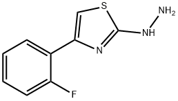 4-(2-FLUOROPHENYL)-2(3H)-THIAZOLONE HYDRAZONE Struktur