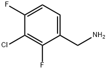 3-CHLORO-2,4-DIFLUOROBENZYLAMINE Structure