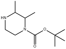 2,3-DIMETHYL-PIPERAZINE-1-CARBOXYLIC ACID TERT-BUTYL ESTER Struktur