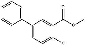 Methyl 2-chloro-5-phenylbenzoate Struktur