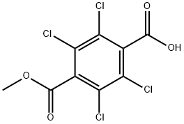 CHLORTHAL MONOMETHYL ESTER Structure