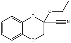 1,4-Benzodioxin-2-carbonitrile,  2-ethoxy-2,3-dihydro- Struktur