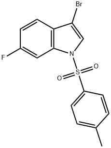 3-BroMo-6-fluoro-1-(p-toluenesulfonyl)indole|1-(對甲基苯磺酰基)-3-溴-6-氟吲哚