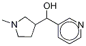 1-METHYL-3 (HYDROXY- (3-PYRIDYL) METHYL) PYRROLIDINE (MIXTURE OF DIASTEREOMERS) Struktur