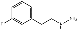 [2-(3-FLUORO-PHENYL)-ETHYL]-HYDRAZINE Struktur