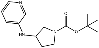 1-BOC-3-(PYRIDIN-3-YLAMINO)-PYRROLIDINE Struktur