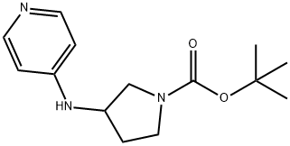 1-BOC-3-(PYRIDIN-4-YLAMINO)-PYRROLIDINE Struktur