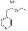 2-PYRIDIN-4-YL-ACETIMIDIC ACID ETHYL ESTER Struktur